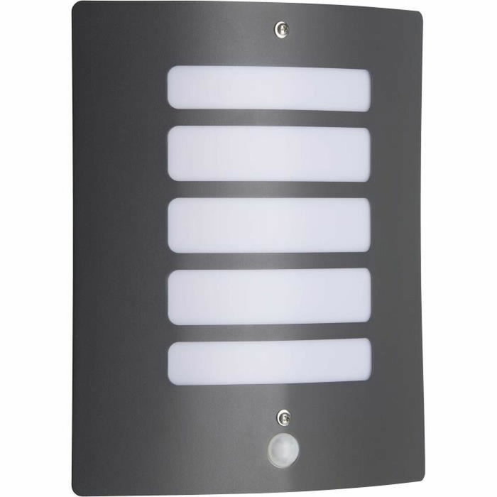 Brilliant Aplique de exterior con detector TODD - E27 - Antracita Brilliant Aplique de exterior con detector TODD - E27 - Antracita