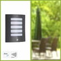 Brilliant Aplique de exterior con detector TODD - E27 - Antracita