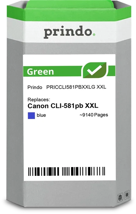 Prindo Cartucho de tinta Azul PRICCLI581PBXXLG Green XXL Prindo Cartucho de tinta Azul PRICCLI581PBXXLG Green XXL
