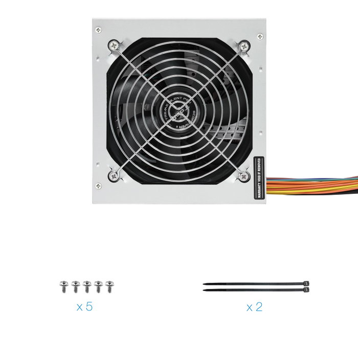 Tooq Ecopower II TQEP-500SSE-O 500W Plata