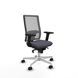 PIQUERAS Y CRESPO Silla de oficina Horna Gris con mecanismo Sincro