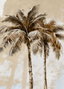 DKD Home Decor Cuadros PS Lienzo Palmera Surtido de 2 Piezas 83x4,5x123 cm