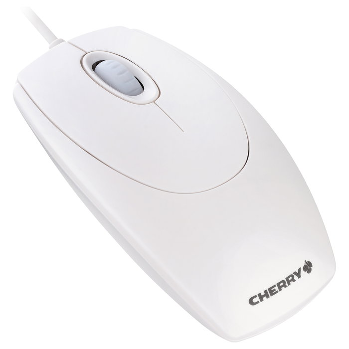 Cherry Ratón Óptico M-5400 USB Blanco Ambidextro 1000 DPI 3 Botones Oficina