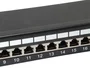 Equip 326425 Patch Panel 24 puertos Cat6 apantallado negro