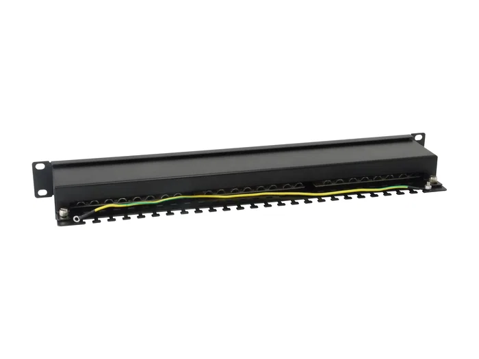 Equip 326425 Patch Panel 24 puertos Cat6 apantallado negro