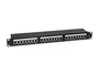 Equip 326425 Patch Panel 24 puertos Cat6 apantallado negro