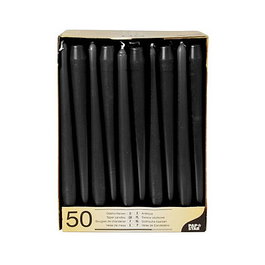 PAPSTAR Vela de 25 cm negra