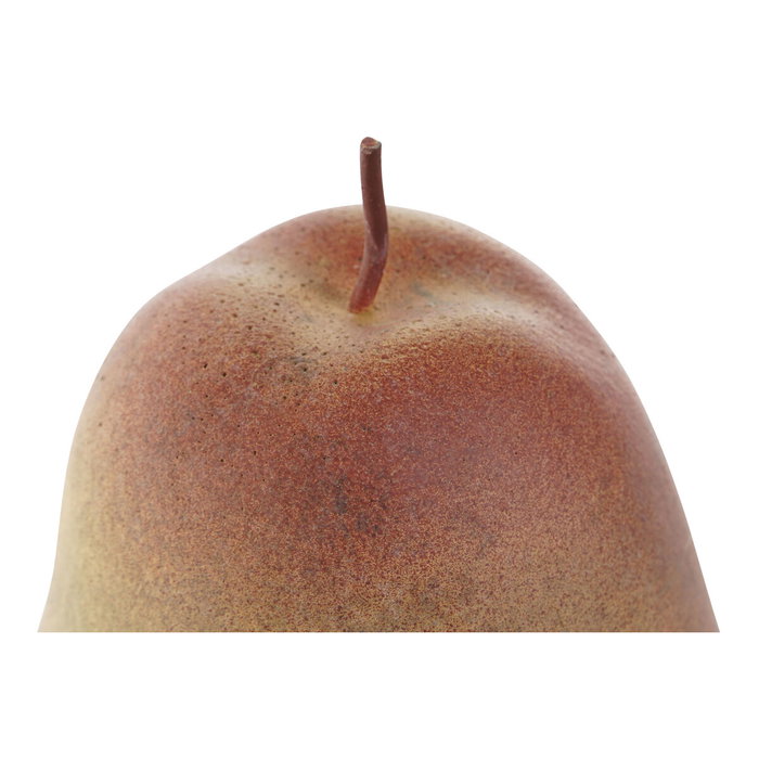 DKD Home Decor Figura de Pera en Cemento Marrón