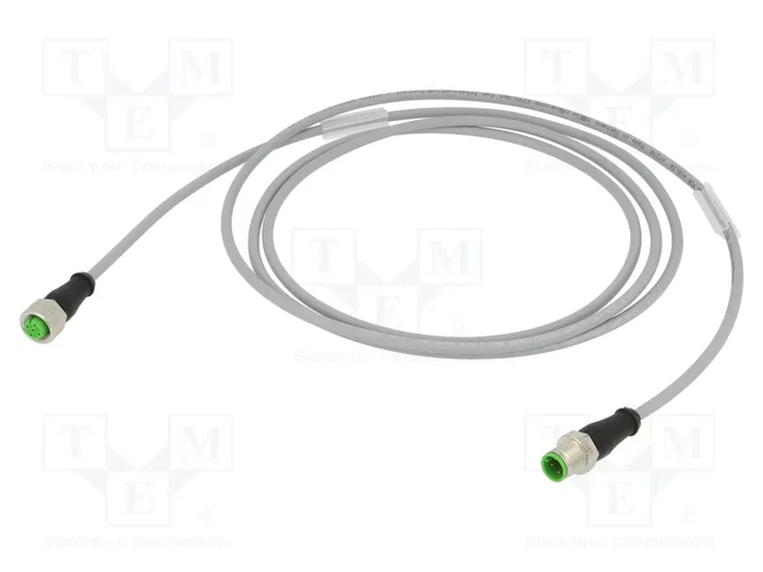 MURRELEKTRONIK Cable para sensores M12 macho recto a M12 hembra recto 2m MURRELEKTRONIK Cable para sensores M12 macho recto a M12 hembra recto 2m