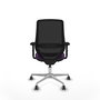 PIQUERAS Y CRESPO Silla de oficina Mardos con mecanismo Sincro/Traslack, Morado y Negro