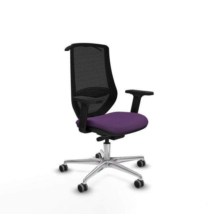 PIQUERAS Y CRESPO Silla de oficina Mardos con mecanismo Sincro/Traslack, Morado y Negro PIQUERAS Y CRESPO Silla de oficina Mardos con mecanismo Sincro/Traslack, Morado y Negro