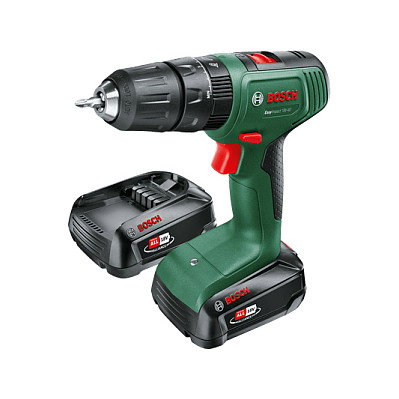 Bosch EasyImpact 18V-40 Taladro de impacto inalámbrico con 2 baterías de 2,0 Ah y maletín Bosch EasyImpact 18V-40 Taladro de impacto inalámbrico con 2 baterías de 2,0 Ah y maletín