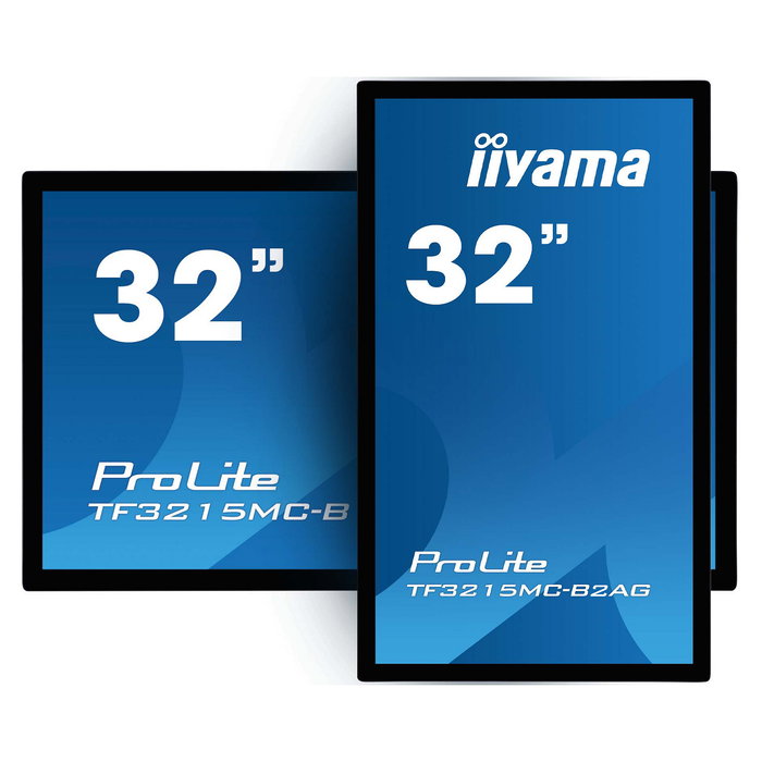 Iiyama ProLite TF3215MC-B2AG - Monitor Táctil Capacitivo de 31.5" (80 cm) Full HD (1920x1080) Multi-Touch, Panel VA, HDMI, DisplayPort, USB, Negro, Montaje VESA 200x200