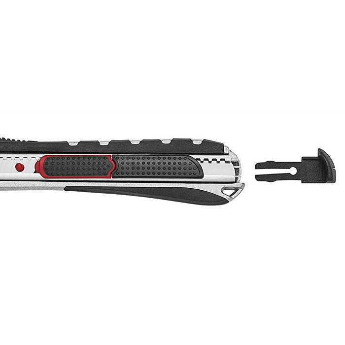 WEDO Cutter Safety 9 mm 2in1 TÜV geprüft plata/negro