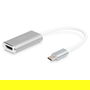 Digitus AG9310 Adaptador USB-C a HDMI 4K Plata
