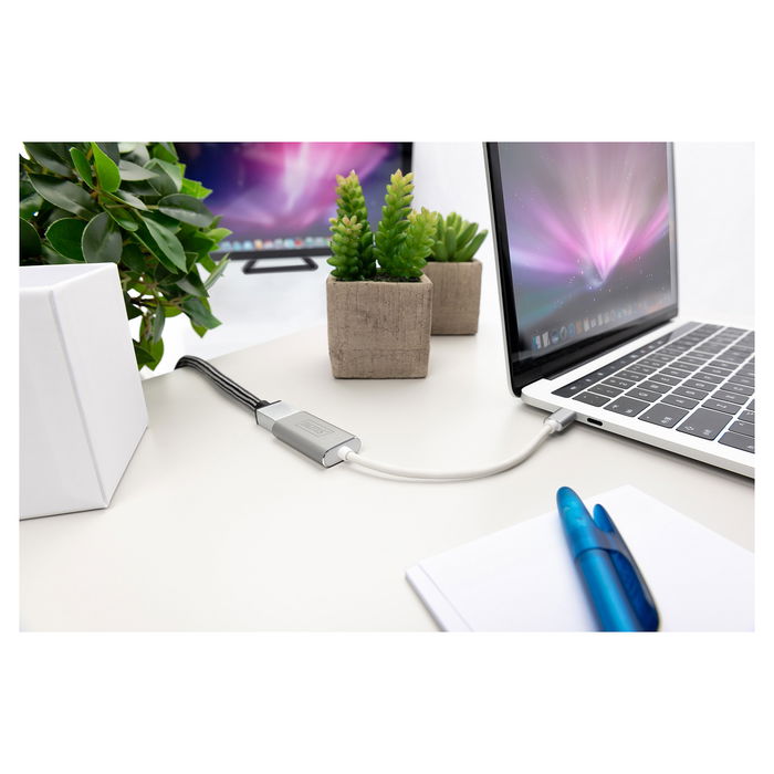 Digitus AG9310 Adaptador USB-C a HDMI 4K Plata