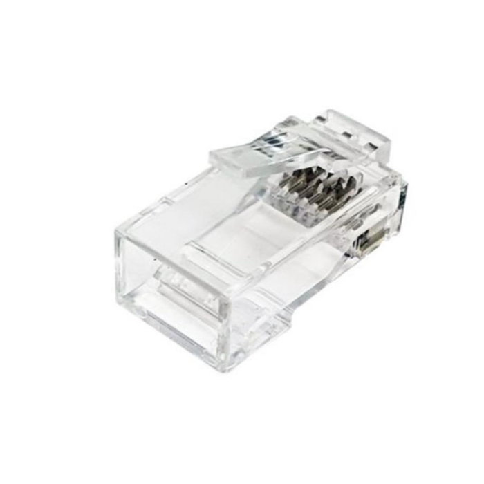 Equip Kit de 100 Conectores RJ45 Cat.6A UTP Transparentes, Modelo 121146