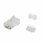 Equip Kit de 100 Conectores RJ45 Cat.6A UTP Transparentes, Modelo 121146