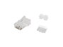 Equip Kit de 100 Conectores RJ45 Cat.6A UTP Transparentes, Modelo 121146