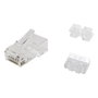 Equip Kit de 100 Conectores RJ45 Cat.6A UTP Transparentes, Modelo 121146