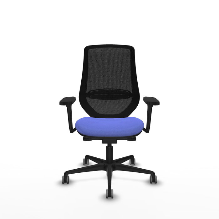 PIQUERAS Y CRESPO Silla de oficina Mardos con mecanismo Sincro/Traslack, Azul claro y Negro PIQUERAS Y CRESPO Silla de oficina Mardos con mecanismo Sincro/Traslack, Azul claro y Negro