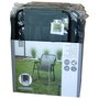 Home Deco Factory Silla Plegable Gris Acero y Poliéster Exterior 84 cm
