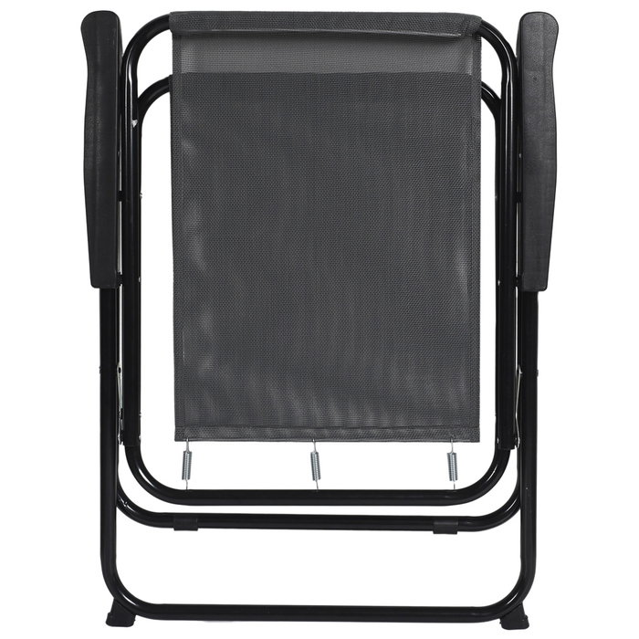 Home Deco Factory Silla Plegable Gris H.84 cm Home Deco Factory Silla Plegable Gris H.84 cm