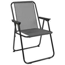 Home Deco Factory Silla Plegable Gris H.84 cm