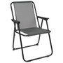 Home Deco Factory Silla Plegable Gris H.84 cm