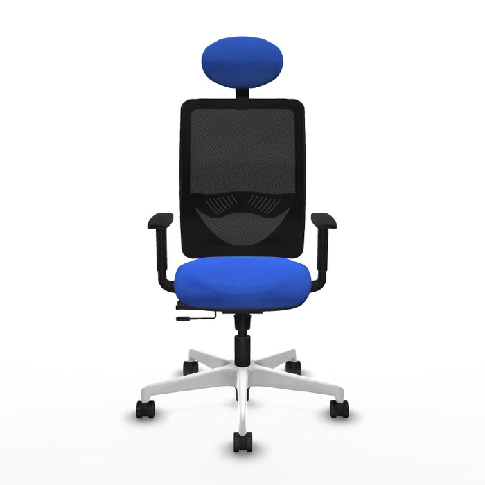 PIQUERAS Y CRESPO Silla de oficina Zulema Azul con mecanismo Sincro/Traslack PIQUERAS Y CRESPO Silla de oficina Zulema Azul con mecanismo Sincro/Traslack