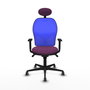 PIQUERAS Y CRESPO Silla de oficina Jorquera con mecanismo Sincro, Morado y Azul