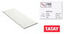 Tatay Alfombrilla de Baño Diamond Blanco 96 x 36 cm