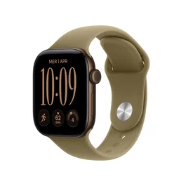 Apple Watch Series 12 GPS 42mm Bronce Oscuro con Correa Deportiva Verde Oliva (S/M)