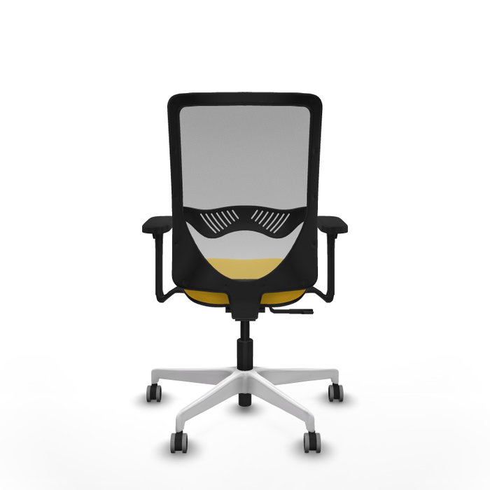 PIQUERAS Y CRESPO Silla de oficina Zulema con mecanismo Sincro, Amarillo y Gris PIQUERAS Y CRESPO Silla de oficina Zulema con mecanismo Sincro, Amarillo y Gris