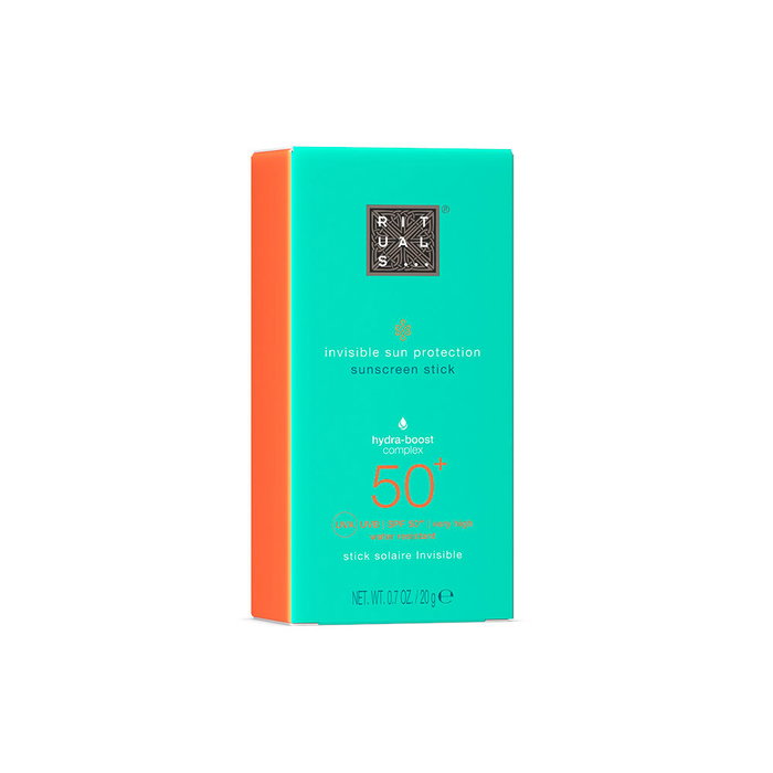 Rituals The Ritual of Karma Protector Solar en Stick SPF50+ Resistente al Agua 20 g con Aloe Vera y Loto - Textura Mate e Invisible