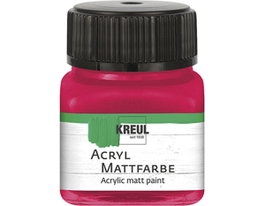 Kreul Pintura Acrílica Mate Rojo Carmín 20ml