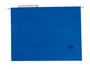 Liderpapel Carpeta Colgante Folio Azul en Cartulina Kraft 250 g/m² con Varillas Metálicas