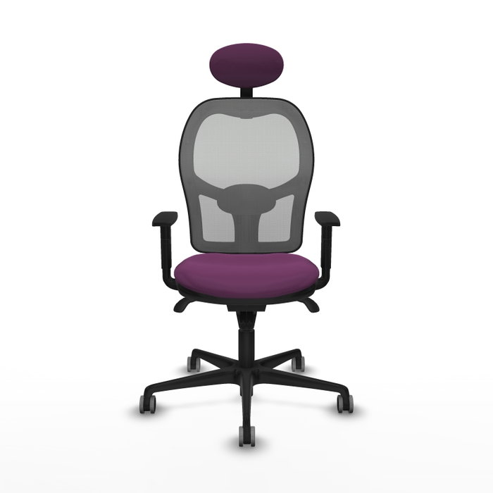 PIQUERAS Y CRESPO Silla de oficina Jorquera Morada y Gris