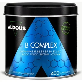 ALDOUS BIO Vitamina B Complex + Vitamina C 400 Comp
