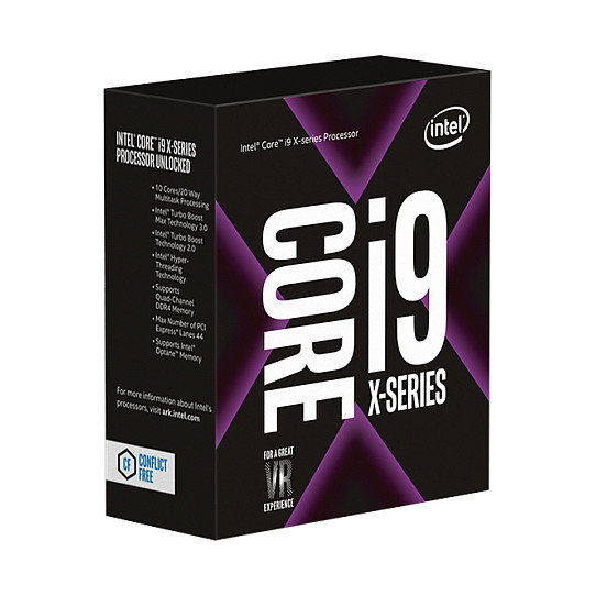 Intel Procesador Core i9-10900X Box, 10 Núcleos, 3.7 GHz, Turbo hasta 4.7 GHz, 19.25 MB Cache, LGA 2066, 165W TDP, 10ma Generación (i9-10900X)