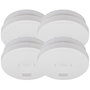 Brennenstuhl Set de 4 Detectores de Humo RM L 3100 con Batería de 10 Años