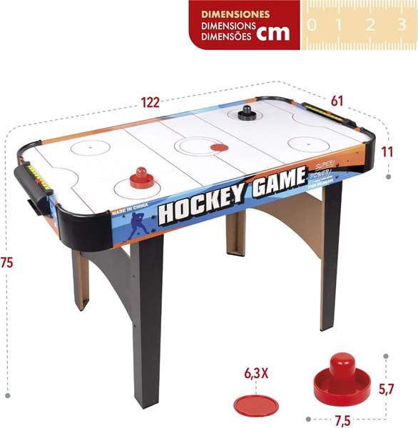 Color Baby Air Hockey Juego de Mesa 122x61x75 cm