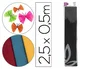 Liderpapel Papel crespon Negro 50 cm x 2,5 m 34g/m²