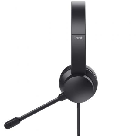 Trust Auriculares HS-201 USB con Micrófono Negros