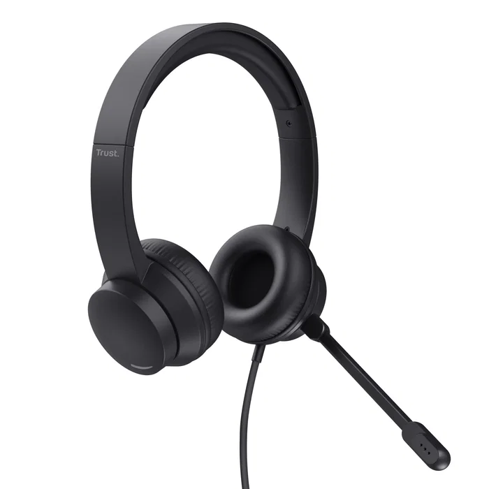 Trust HS-201 Auriculares USB Negro