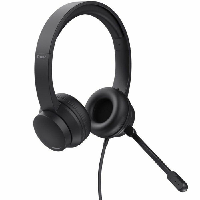 Trust HS-201 Auriculares USB Negro