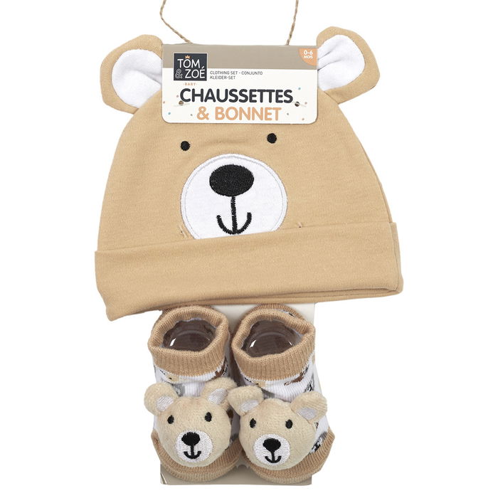 Tom et Zoe Juego Gorro y Peucos Niño Algodón 100%