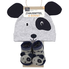 Tom et Zoe Juego Gorro y Peucos Niño Algodón 100%