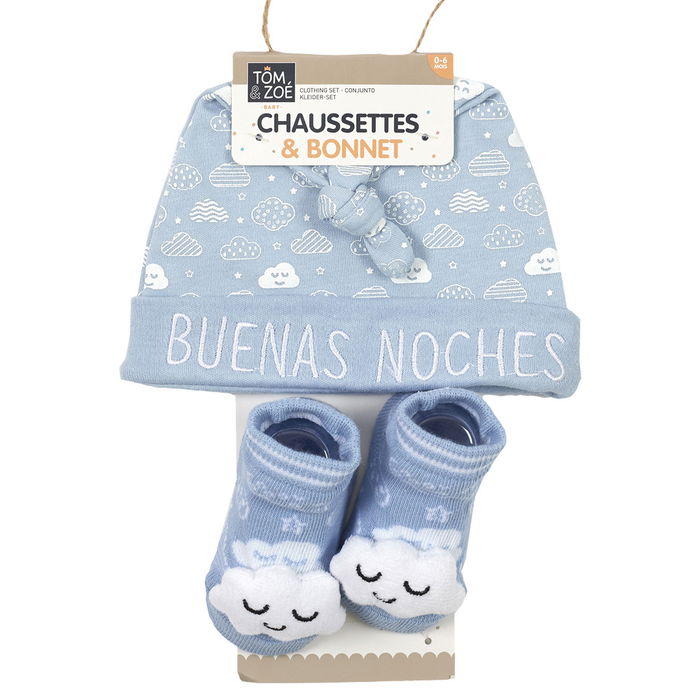 Tom et Zoe Juego Gorro y Peucos Niño Algodón 100%