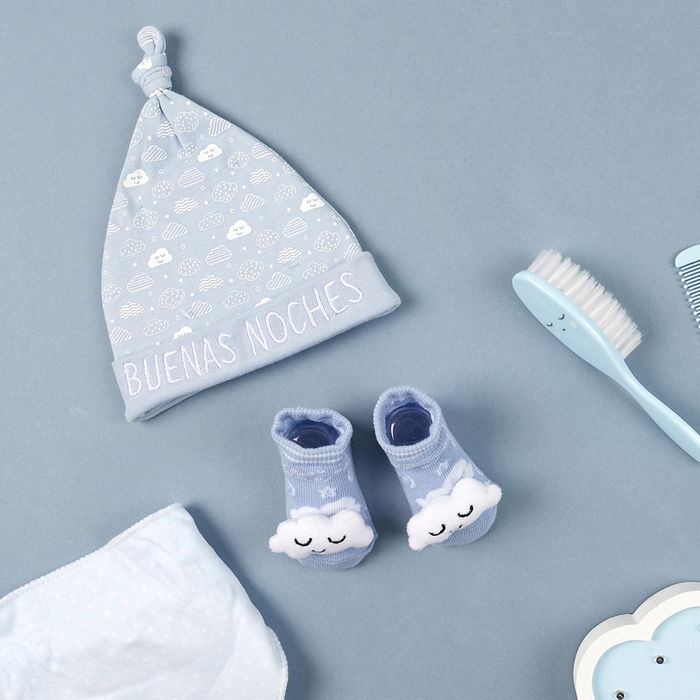 Tom et Zoe Juego Gorro y Peucos Niño Algodón 100%